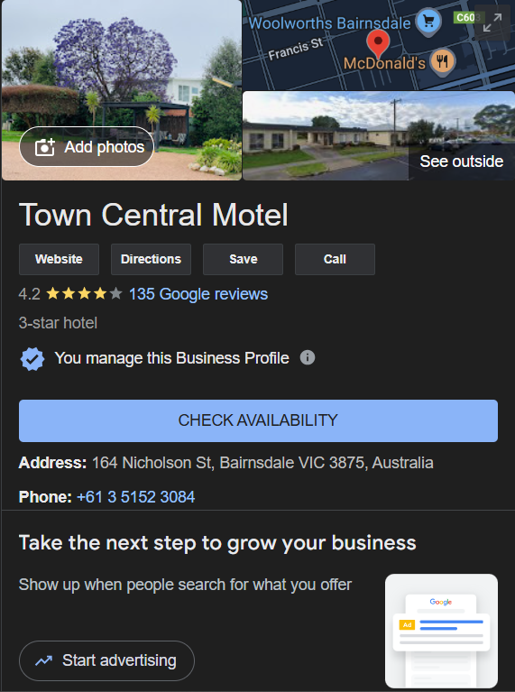 Top-Rated Accommodation on Google Reviews – Town Central Motel Bairnsdale